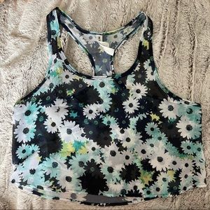 Bethany Mota floral racerback tank